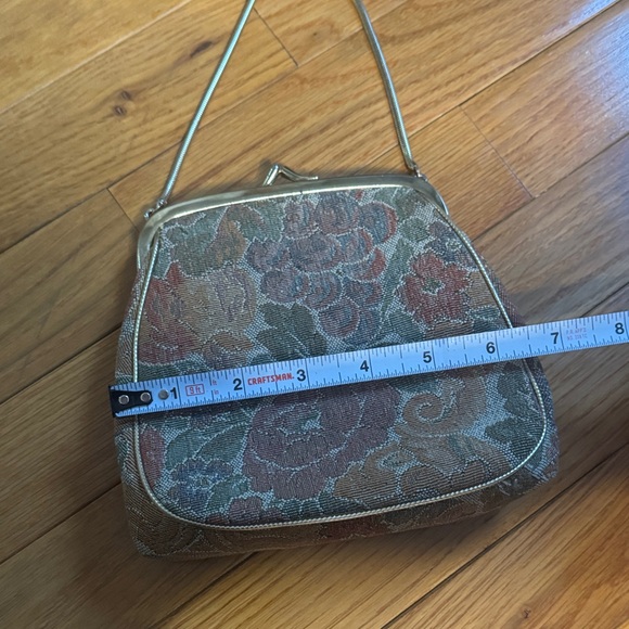 Vintage Floral Tapestry Evening Bag - Multicolor - Picture 4 of 4